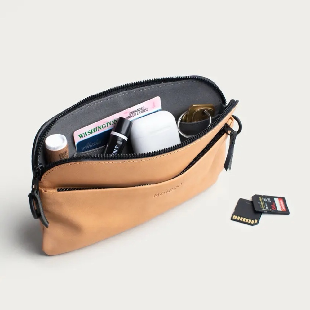 Moment Leather Crossbody Wallet